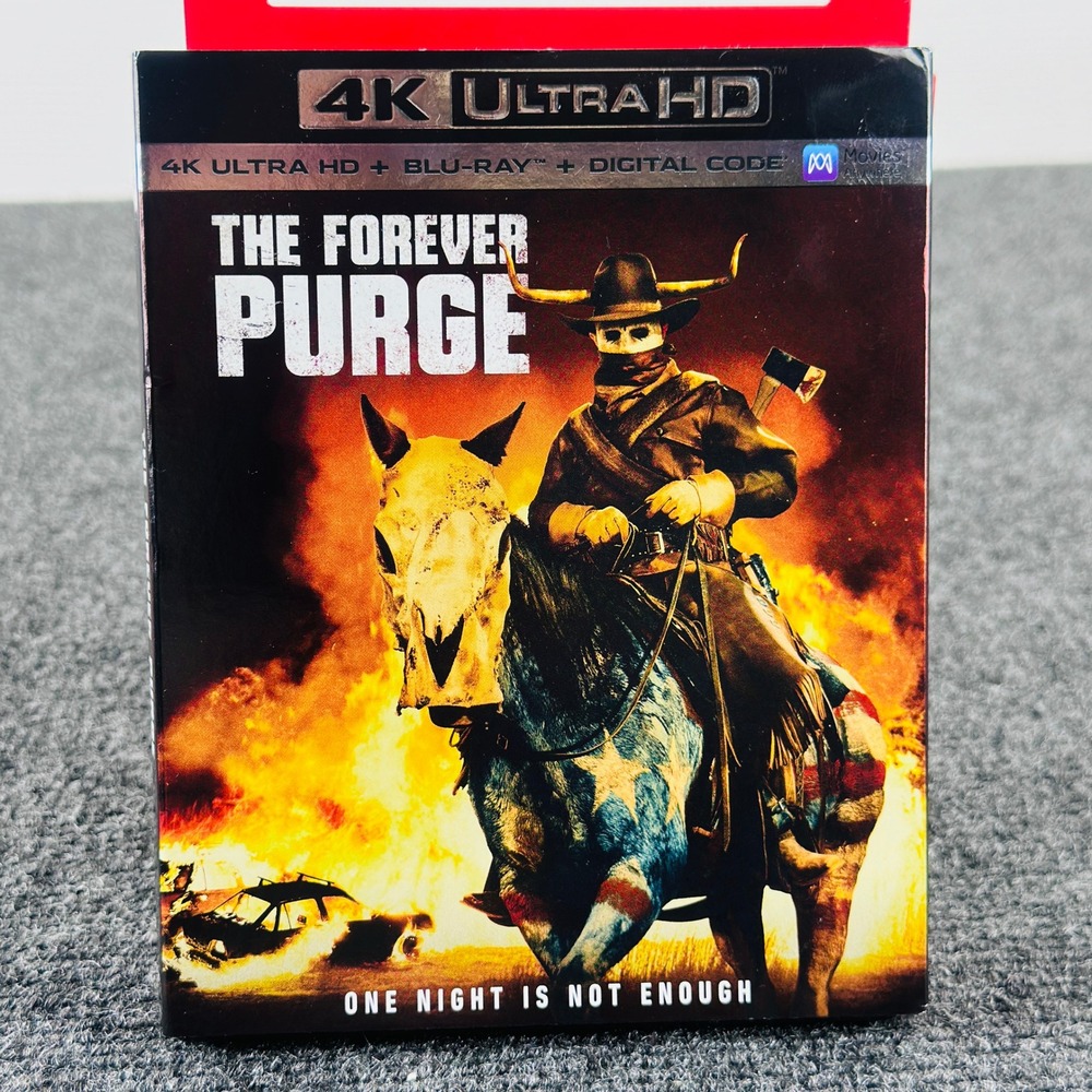 The Forever Purge‎ 4K Ultra HD Blu-ray Digital Code Slipcover 2021 Horror Movie